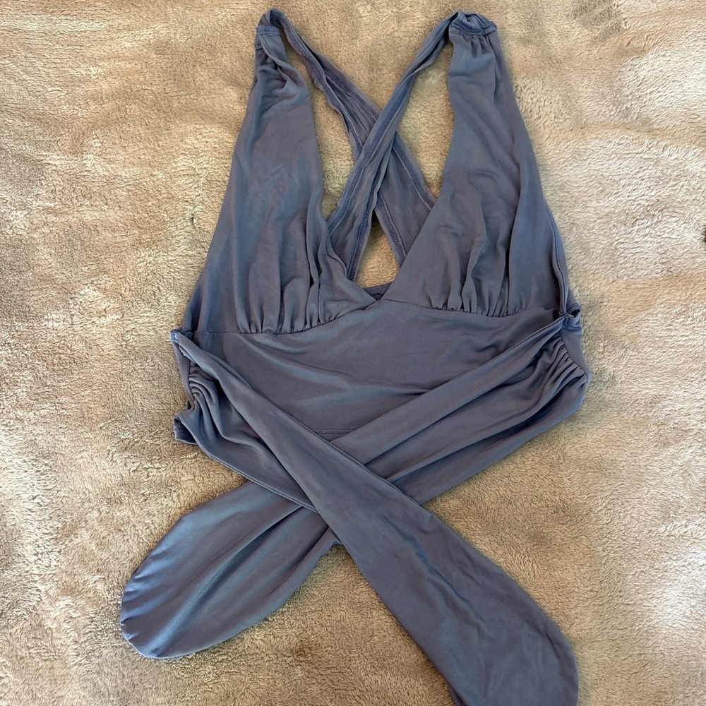 Urban Outfitters Slate Blue Top